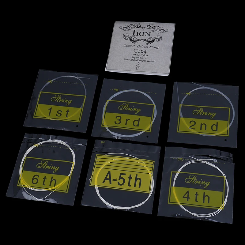 

Classical guitar strings White transparent nylon light string Classic guitar replacement accessories