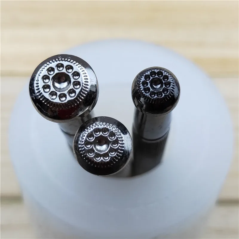 Сделай Сам кожаное ремесло металлический инструмент из сплава цветочные бутоны