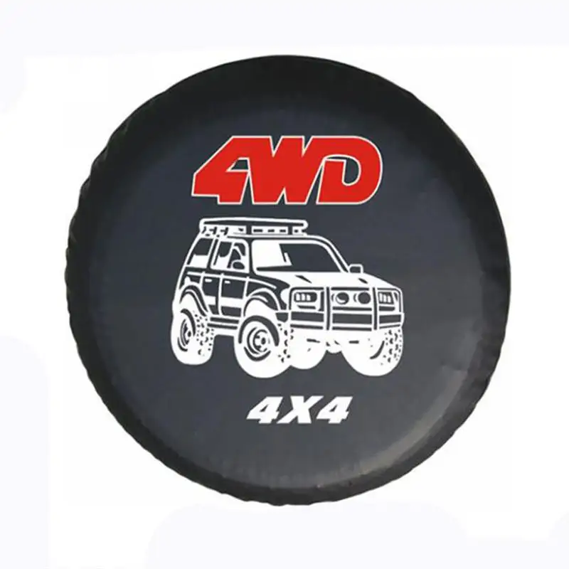 1" 15" 1" 17" дюймов 4WD 4x4 ПВХ кожаный чехол для запасного колеса для автомобильных шин 14 дюймов для Jeep Hummer