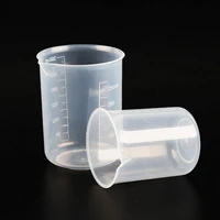 plastic graduated measuring cup kitchen bar supplies liquid container without handle baking beaker tool transparent mixing cup