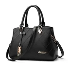 Повседневная модная женская сумочка, роскошные дизайнерские сумки на ремне, черные дамские чемоданчики, 2019