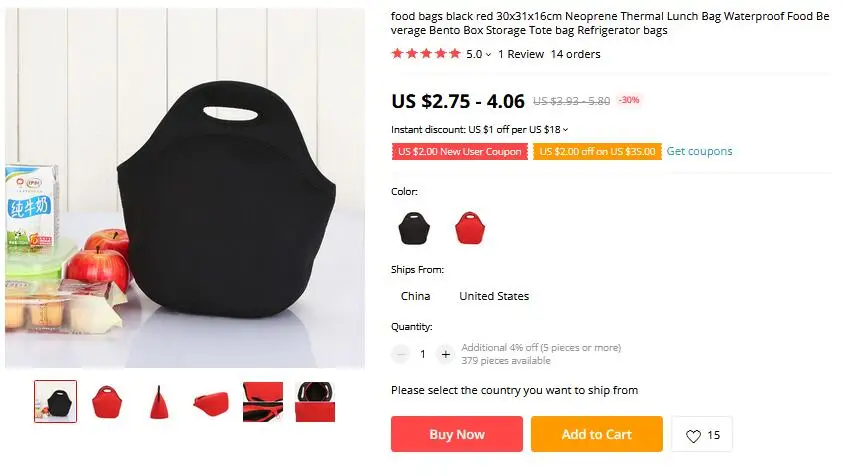 Lunch Bag Insulated Thermal Food Storage Bag Portable Travel Working Bento Box food bags outdoor camping insulated lunch bag
