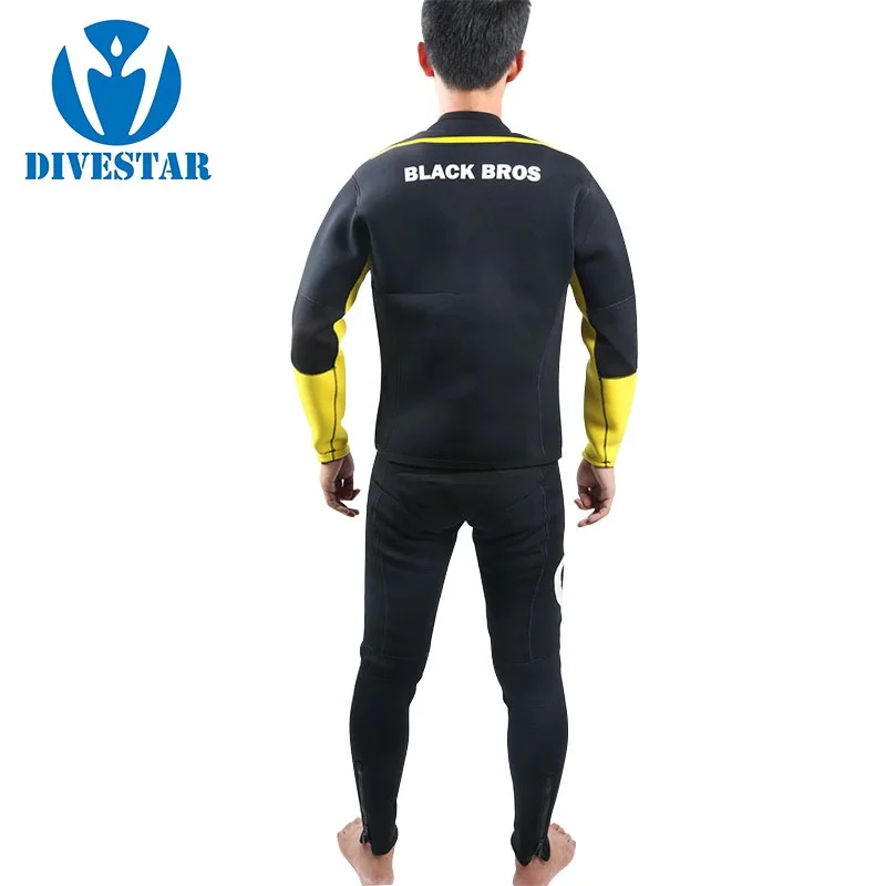 Неопреновый гидрокостюм 5 мм длинный костюм для дайвинга мужской закрытый