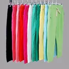 Брюки женские с завышенной талией, брендовые хлопково-льняные штаны с эффектом потертости, свободные тонкие прямые повседневные Капри, большие размеры, лето-осень