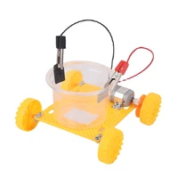 diy stem magical student scientific experiment toy salt water power car science toy diy chemical gizmo