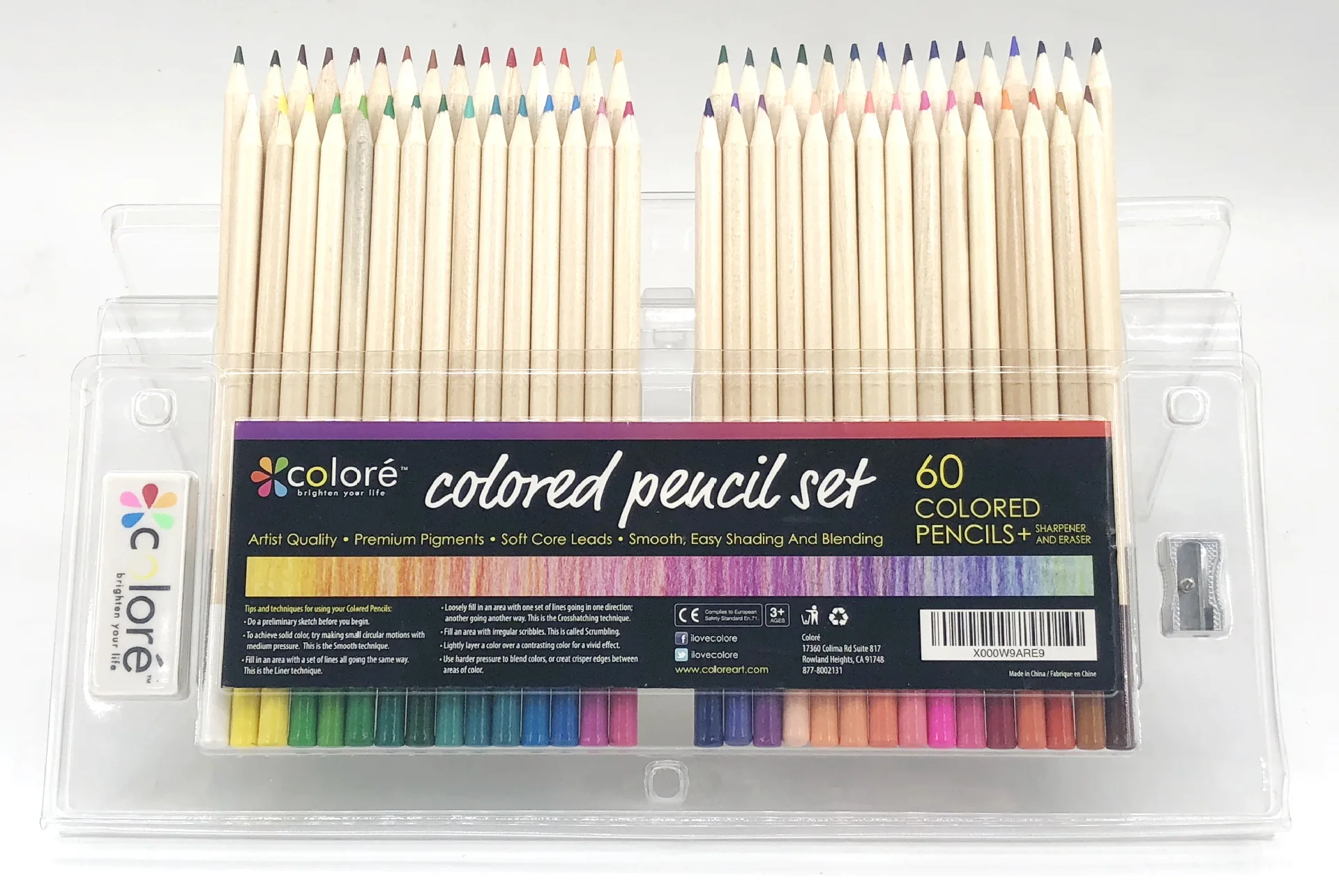 Набор деревянных масляных цветных карандашей Канцтовары для школы Карандаши 60