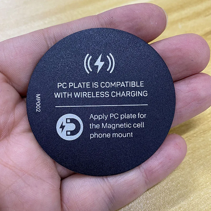 5pcs metal plate disk for wireless charger magnet plate disk for mobile phone holder car mount wireless phone holder sheet free global shipping