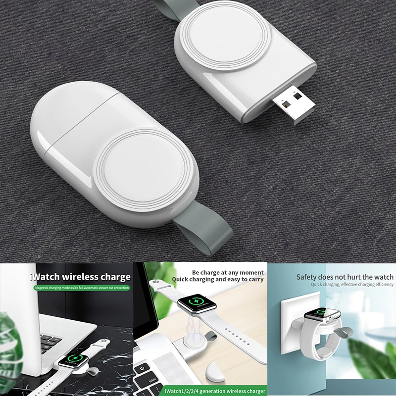 

Магнитное Беспроводное зарядное устройство для Apple IWatch 1/2/3/4/5/6, USB, зарядная док-станция для Apple Watch, зарядное устройство 2 Вт, зарядное устройс...