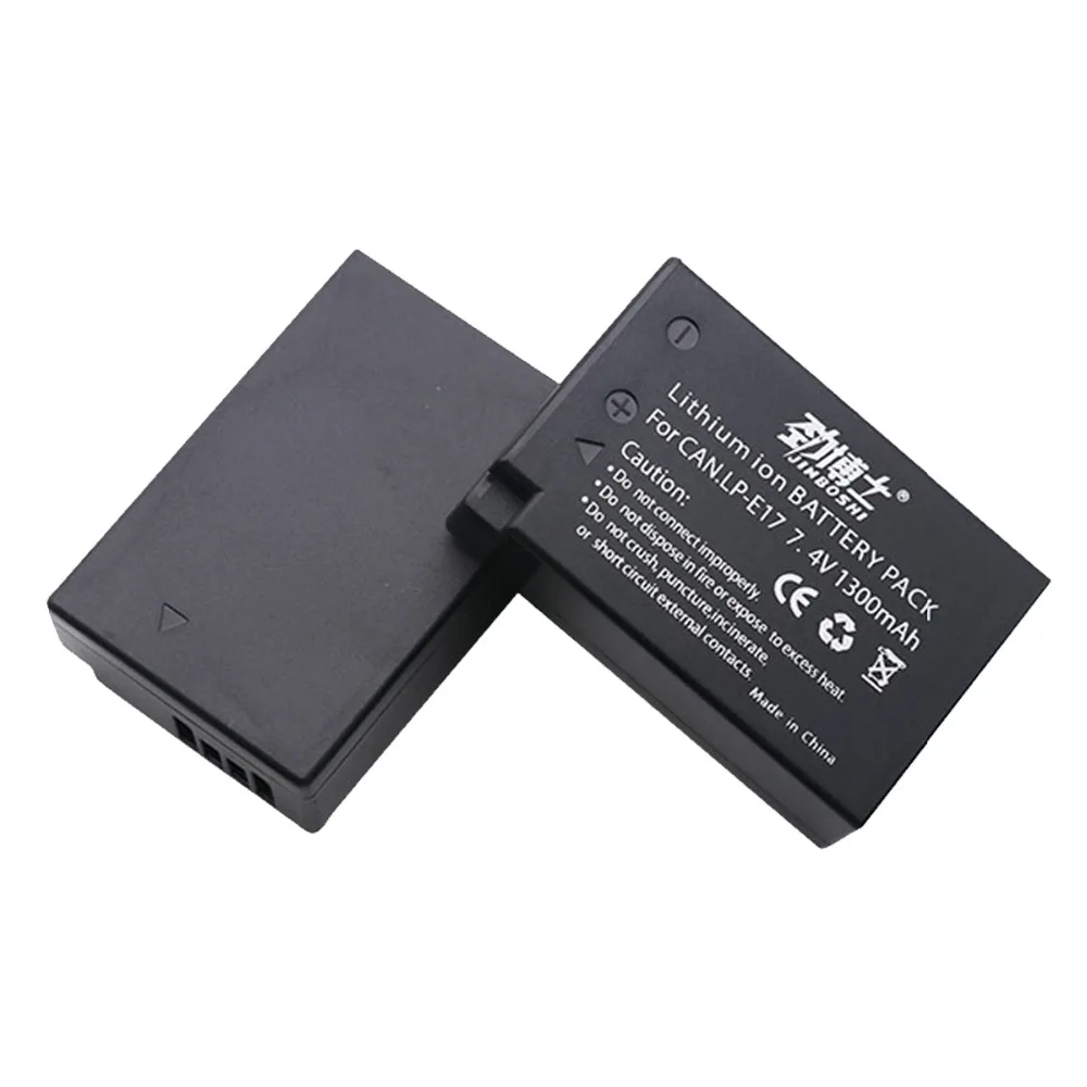2 шт./лот LP-E17 LP E17 камера литиево-ионная Батарея+ ЖК-дисплей USB Зарядное устройство для цифровой однообъективной зеркальной камеры Canon EOS M3 M6 200D 750D 800D 8000D 760D T6i T6s поцелуй X8i