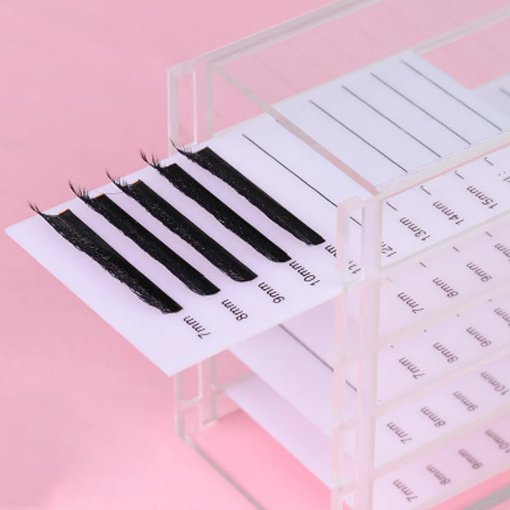 Акриловая коробка для хранения ресниц поддон с 5 уровнями регулировки объема