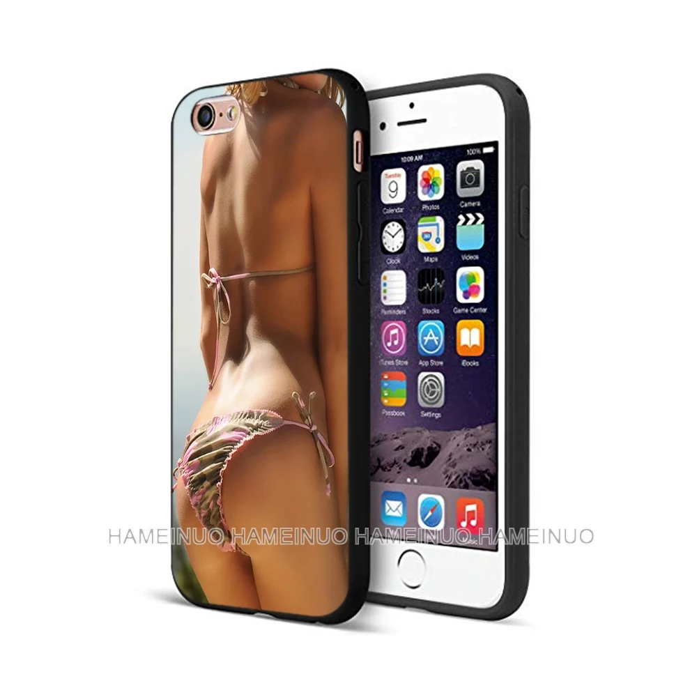 Черный ТПУ чехол для iphone 5 5S SE 6 6s 7 8 plus x 10 силиконовый XR XS 11 pro MAX сексуальное бикини
