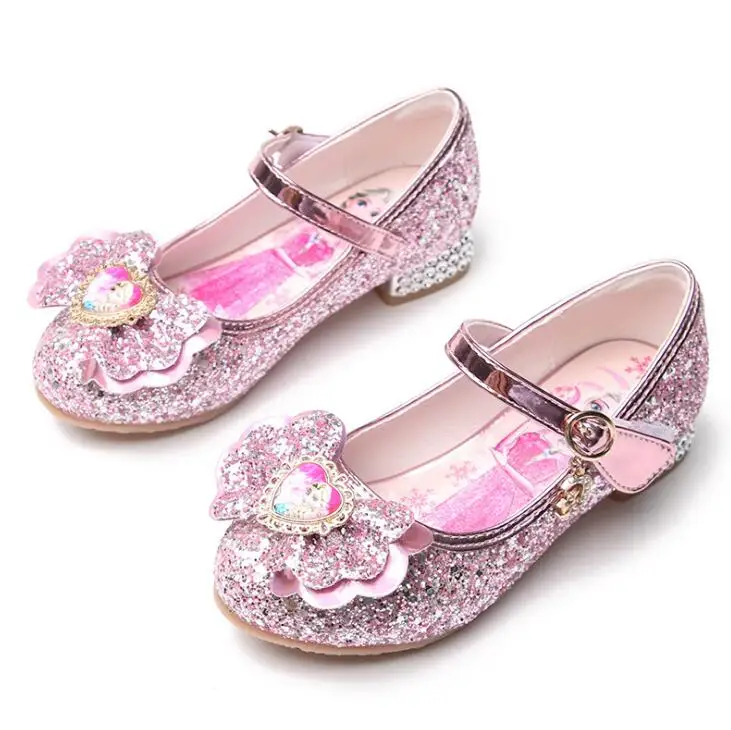 Танцевальные сандалии Принцессы Disney Холодное сердце на высоком каблуке детская