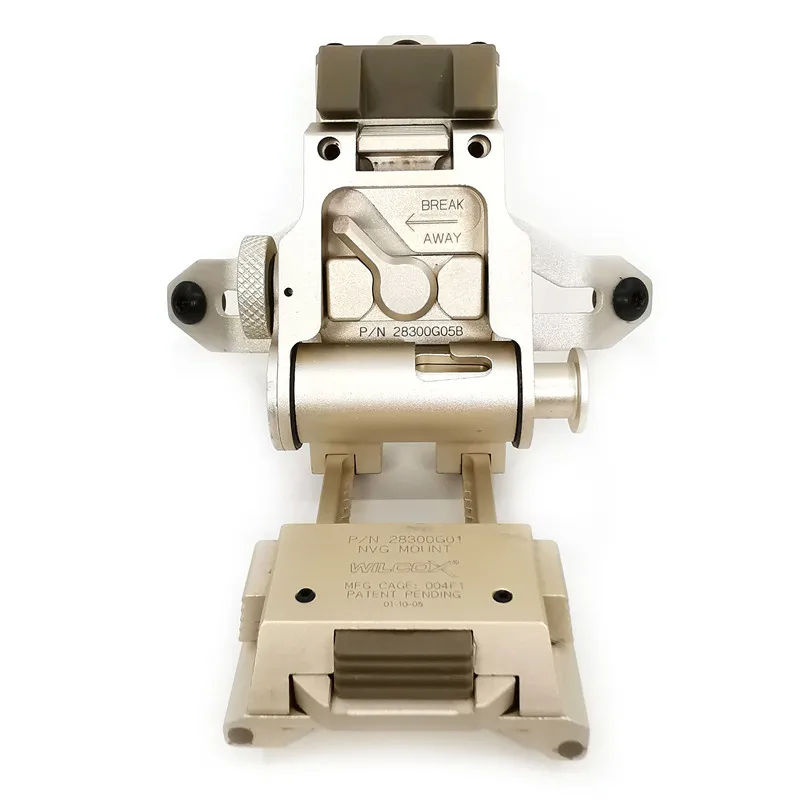 Тактический шлем Крепление Wilcox Тип L2G05 CNC NVG Тактический шлем алюминиевая рама крепление аксессуары
