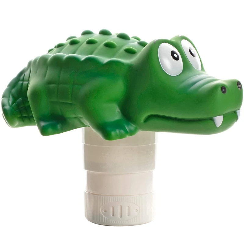 

Alligator Chlorine Floater Floating Chlorine Dispenser for Indoor Outdoor Swimming Pool Hot Tub SPA