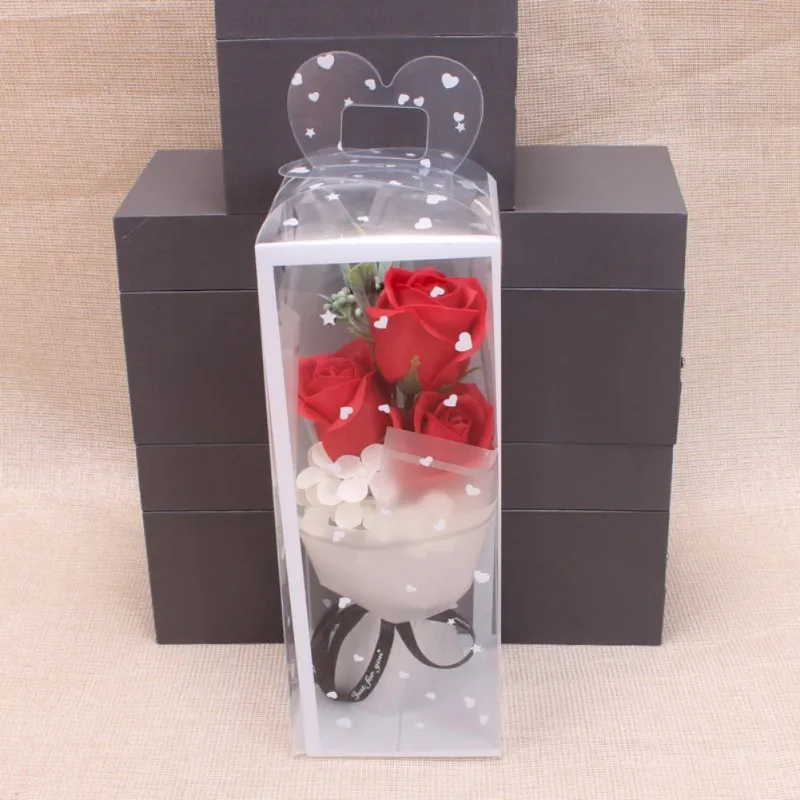 Мыло Цветы комплект подарочной коробке на день матери подарок рождения Букет