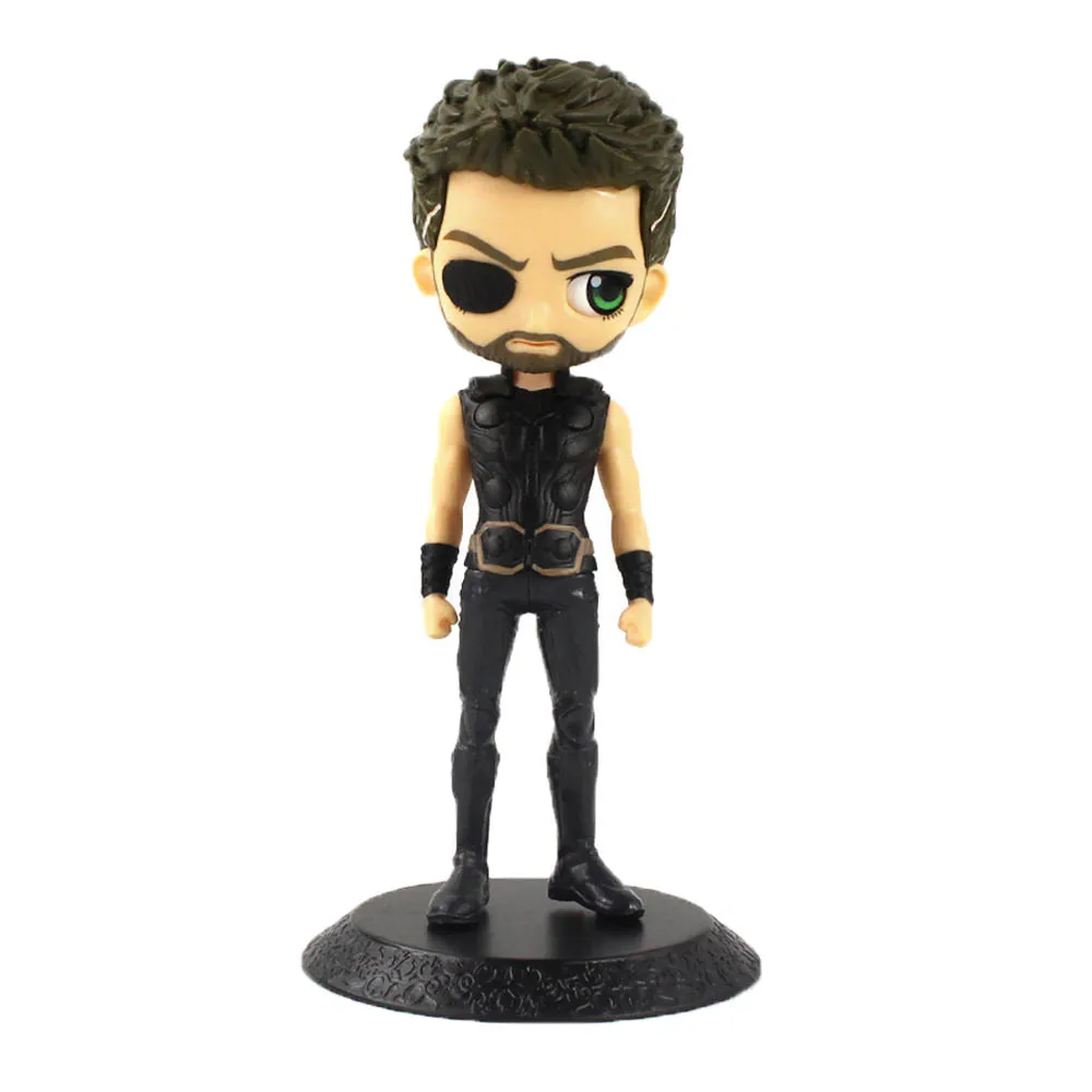 

16cm 9Styles Q Posket Marvel Avengers Spiderman Loki Thor Action Figure Toys PVC Collection Model Dolls