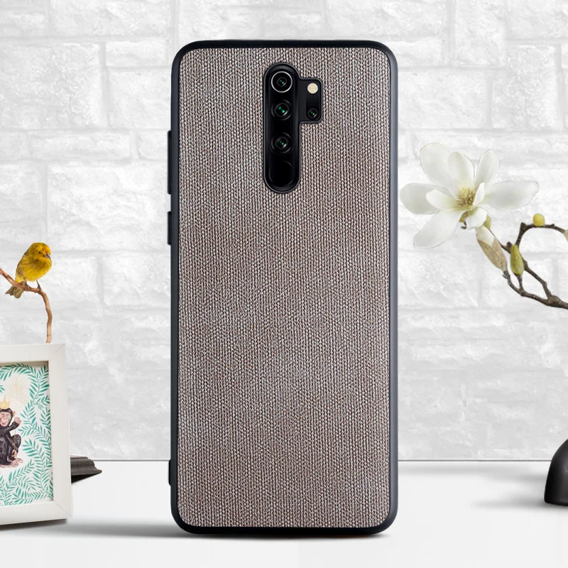 Чехол для Xiaomi Redmi Note 4 4x5 5a 6 7 8 pro plus pocophone f1 роскошный тканевый кожаный чехол