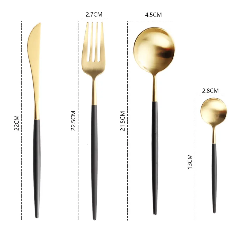 Набор стальных столовых приборов столовая посуда вилки Десертные ножи для масла