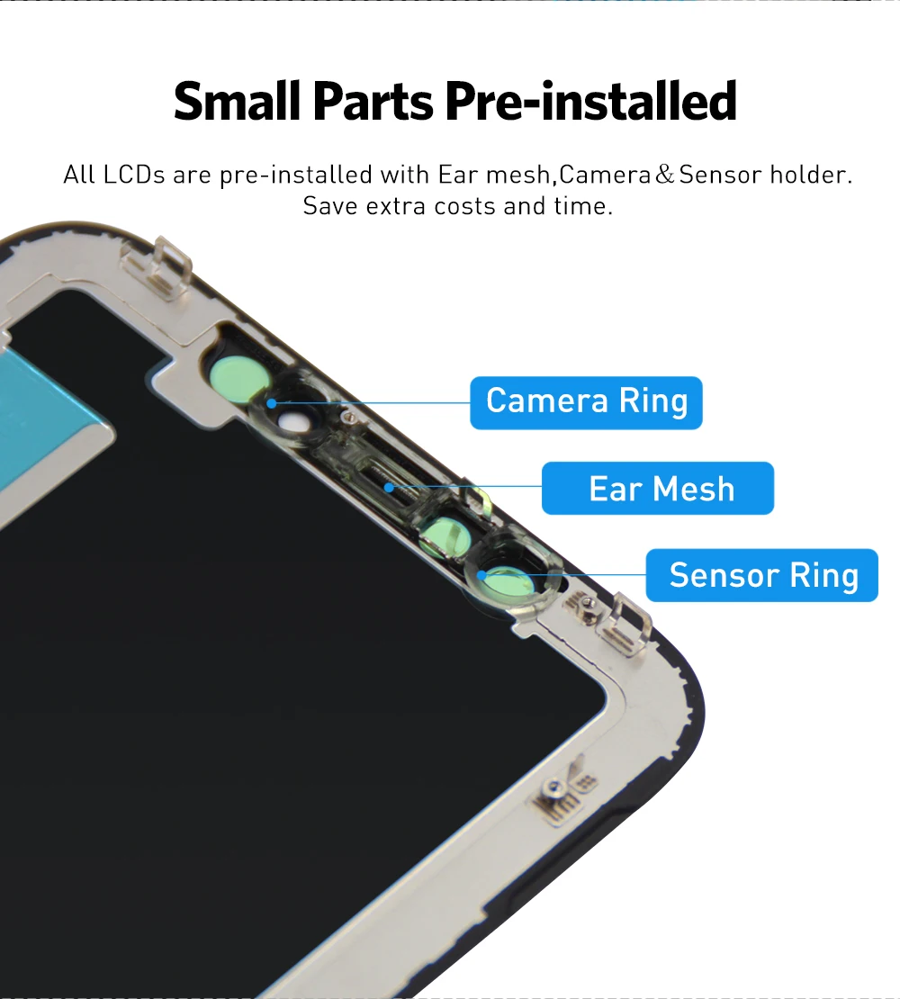 AAA+++ для iPhone X OLED с 3D сенсорным дигитайзером в сборе без битых пикселей ЖК-экран сменный дисплей для iPhone ЖК-дисплей с подарком