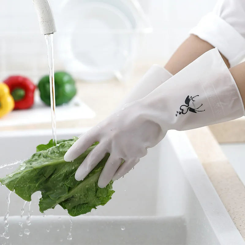 

2019 New Kitchen Dish Washing Gloves Household Dishwashing Gloves Rubber Gloves for Washing Clothes Cleaning Gloves for Dishes