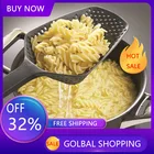 Бытовые кухонные гаджеты Овощи Пластиковый фильтр Сливная лопата Лопата с антипригарным покрытием Лопата для картофеля фри Дуршлаг Дуршлаг для овощей Нейлон Большой ситечко Готовка Кухонные принадлежности