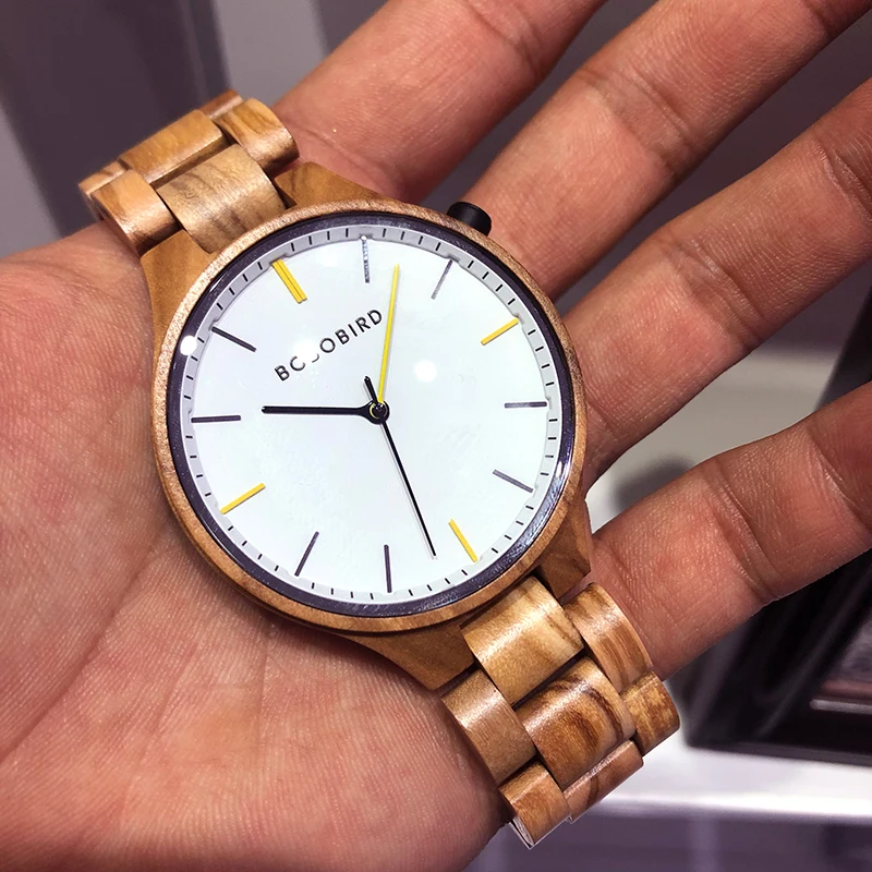 Мужские наручные часы с деревянной коробкой в коробке|Кварцевые мужские часы| |