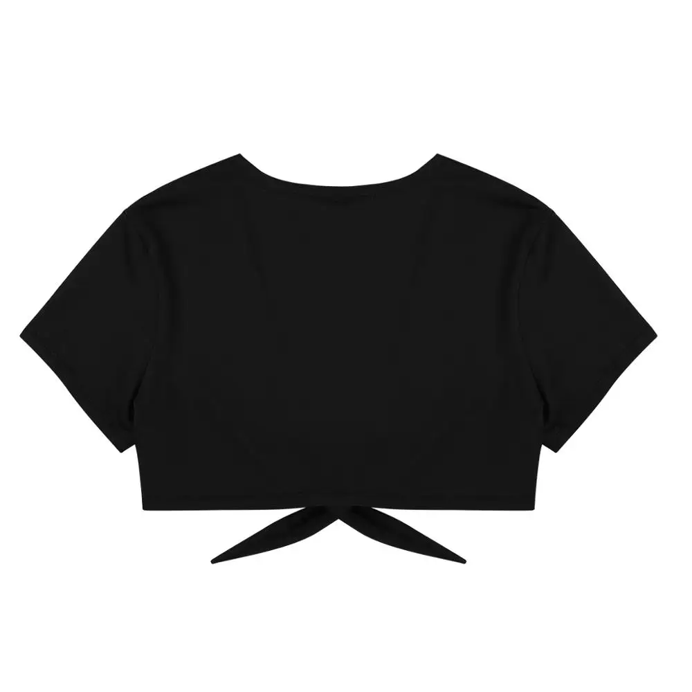 Женский костюм школьницы для косплея короткий топ-болеро с глубоким V-образным