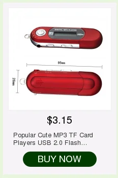 Популярные милые MP3 TF карты плееры USB 2,0 флэш-карта памяти ЖК-Карта памяти Мини Спортивный MP3 музыкальный плеер с fm-радио