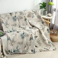 chausub cotton quilt 1pc bedspread on the bed twin size sofa cover quilted blanket 3pcs quilt set floral printed coverlet