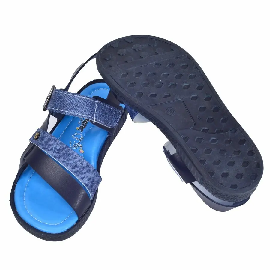 

Kids Sandals Cute Bebe Kiko Lf 2517-26 Orthopedic Size Sandals Slippers Black-Blue