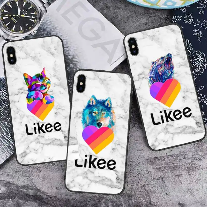 

fashion Likee cat bear love heart(1) Phone Case for iPhone 11 12 13 pro XS MAX 8 7 6 6S Plus X 5S SE 2020 XR mini