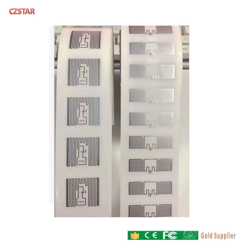 U8 большой диапазон uhf rfid-метка клейкая этикетка epc gen2 с влажной инкрустацией