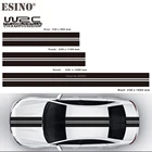 Новинка WRC FIA Чемпионат мира по ралли комплект в полоску капот автомобиля крыша багажника виниловая наклейка Гонки Ралли спорт ПВХ Наклейка Автомобильные аксессуары