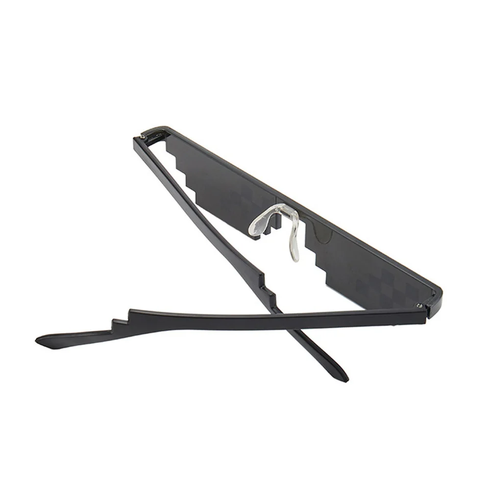 

8 Bit Thug Life Sunglasses Pixelated Men Women Brand Party Eyeglasses Mosaic UV400 Vintage Eyewear Unisex Gift Toy Glasses