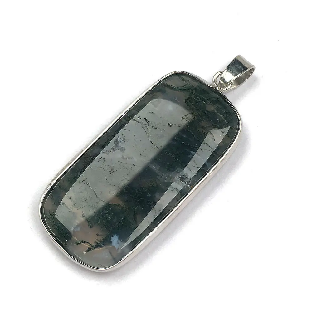 

2pcs Natural Stone Irregular Aquatic Agates Charm Pendant for Necklace Bracelet Earrings Jewelry Making DIY Size 20x45mm