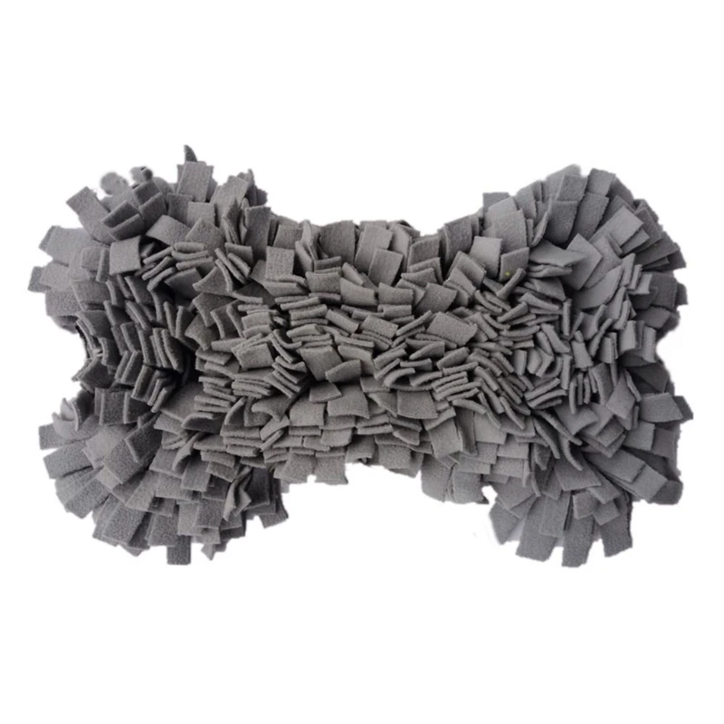 

Bone Shaped Pet Dog Snuffle Mat Nose Smell Training Blanket Sniffing Pad Slow Feeding Bowl Food Dispenser Carpet