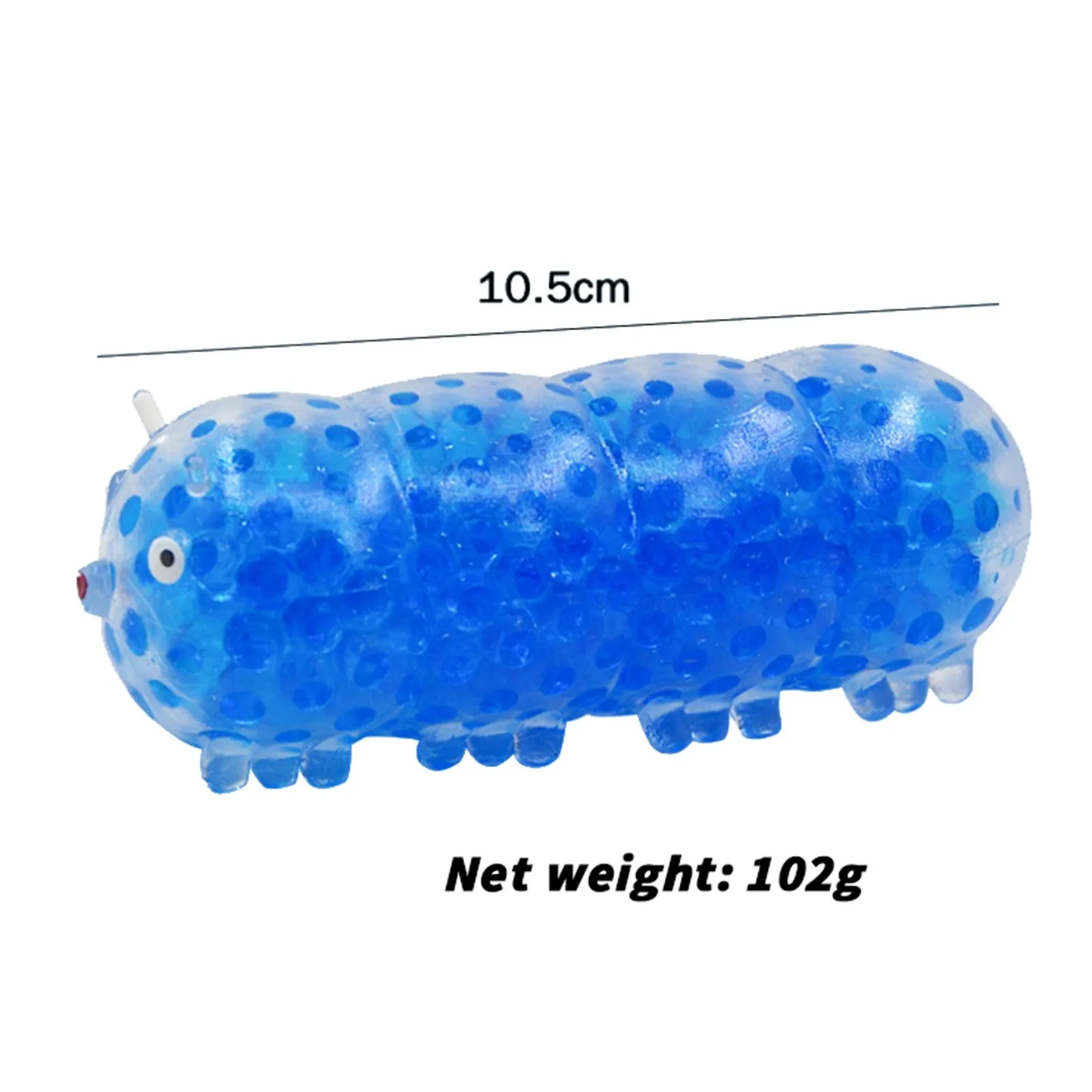 

Caterpillar Shape Grape Ball Decompression Toy Colorful Vent Ball Press Decompression Toy Gifts Random Color 5ml Antistress R5