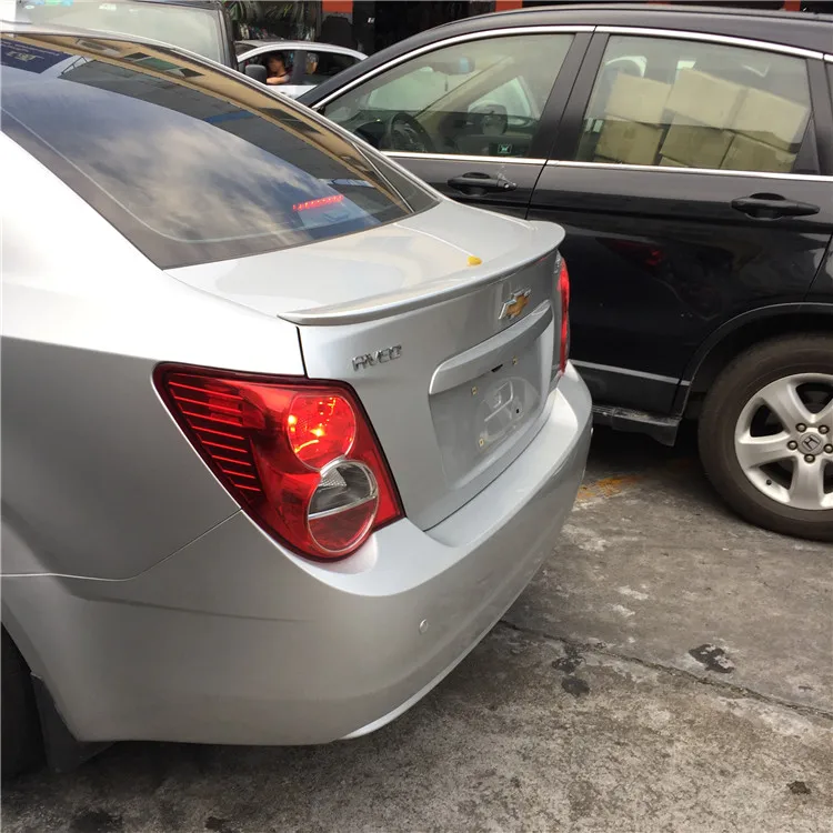 Спойлер для Aveo 2011 2014 Chevrolet YWK спойлер из АБС пластика цвет заднего крыла