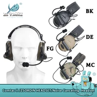 z tac tactical headphones softair peltor comtac ii military sordin active headset noise canceling airsoft baofeng ptt hunting