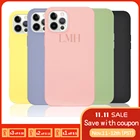 Чехол для iphone SE 6, 6S, 7, 8 Plus, X, XS, XR, XS Max, 11 Pro, 12 Mini MAX, жидкий силикон