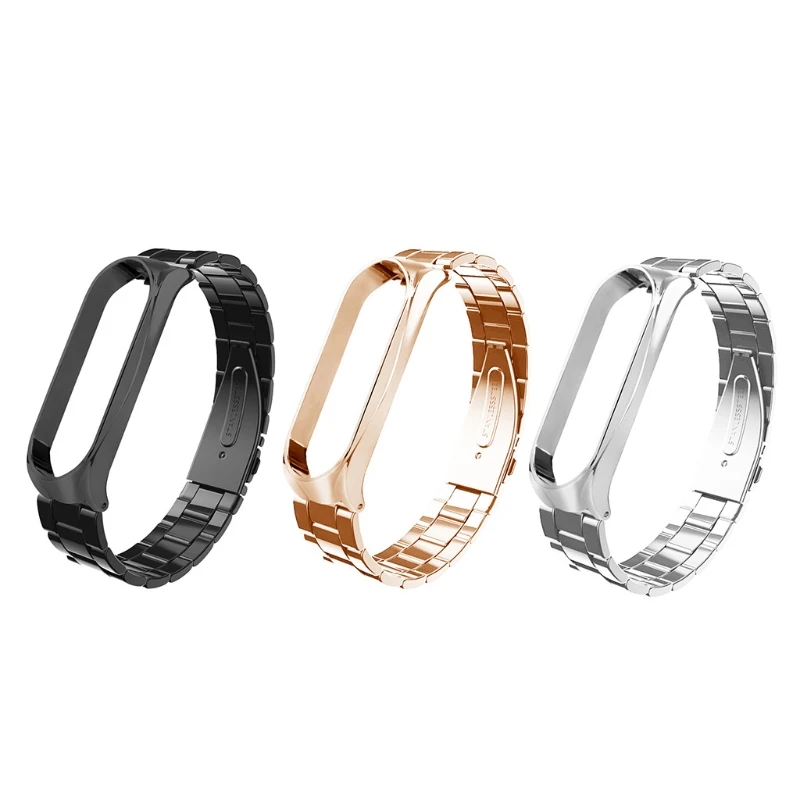 

Metal Strap Compatible with Mi Band 6 Replacement Wristband Stainless Steel