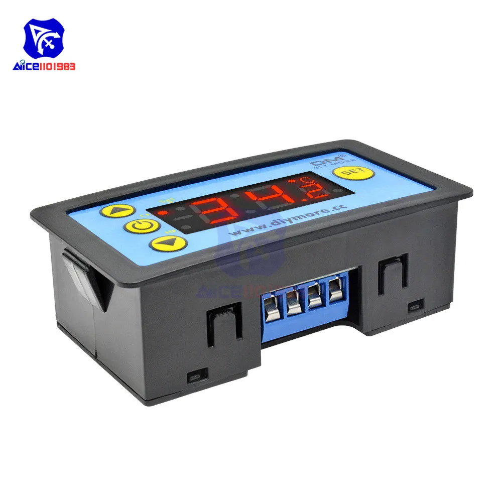 DC 12V/DC 24V/AC 110 220V термометр светодиодный цифровой переключатель Высокоточный