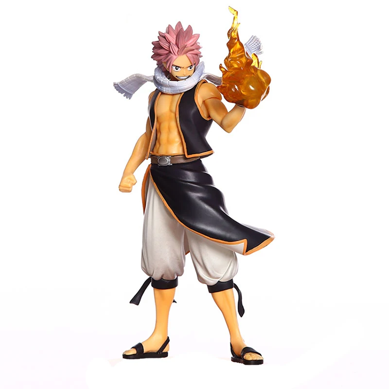 

FAIRY TAIL Action Figure Natsu Dragneel END Modle 9 Inch ABS Figma Figurine Change Clothes Fire Wizard Handsome And Strong Toys