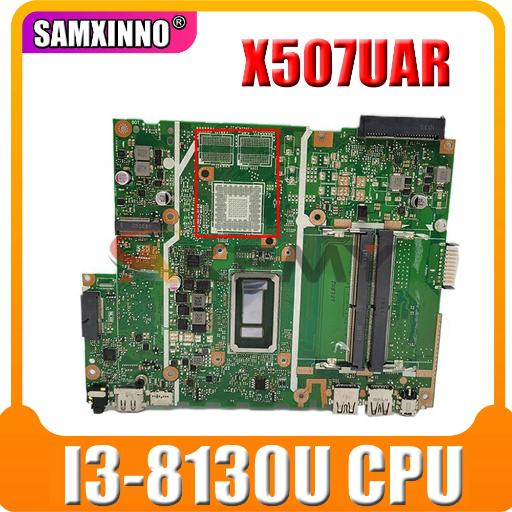 

Akemy For Asus X507U X507UB X507UF X507UBR X507UAR Y5000UB Laptop Motherboard Mainboard 100% Fully Tested With I3-8130U