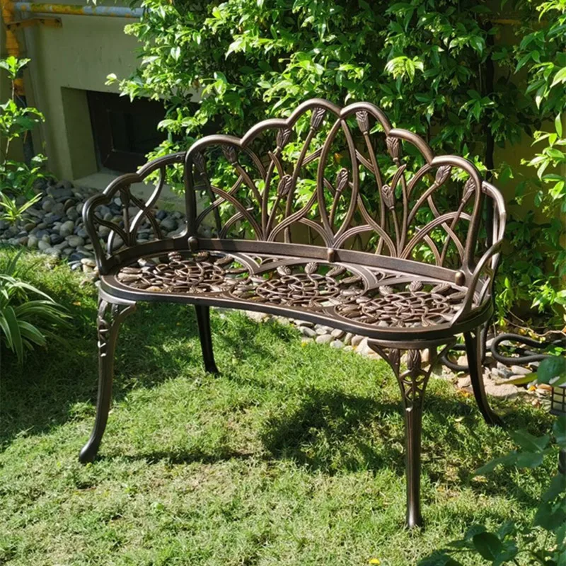 Loveseats литой алюминиевый патио для отдыха скамейки придорожная скамейка наружной