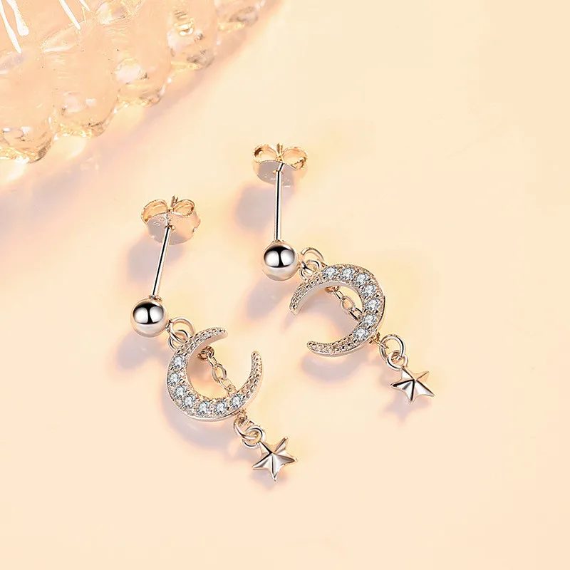 Женские серебряные серьги 925 пробы в винтажном стиле модные серьги-капли с