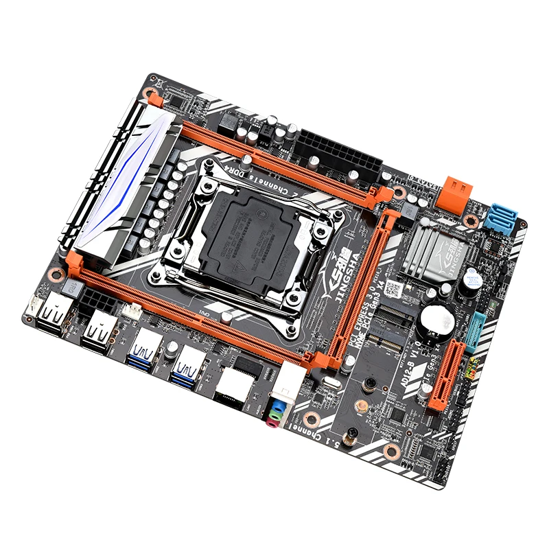 Комплект материнской платы JINGSHA X99 D4 с Xeon E5 2630 V3 стандартный ЦП 2 шт. X 8 ГБ = 16 Память