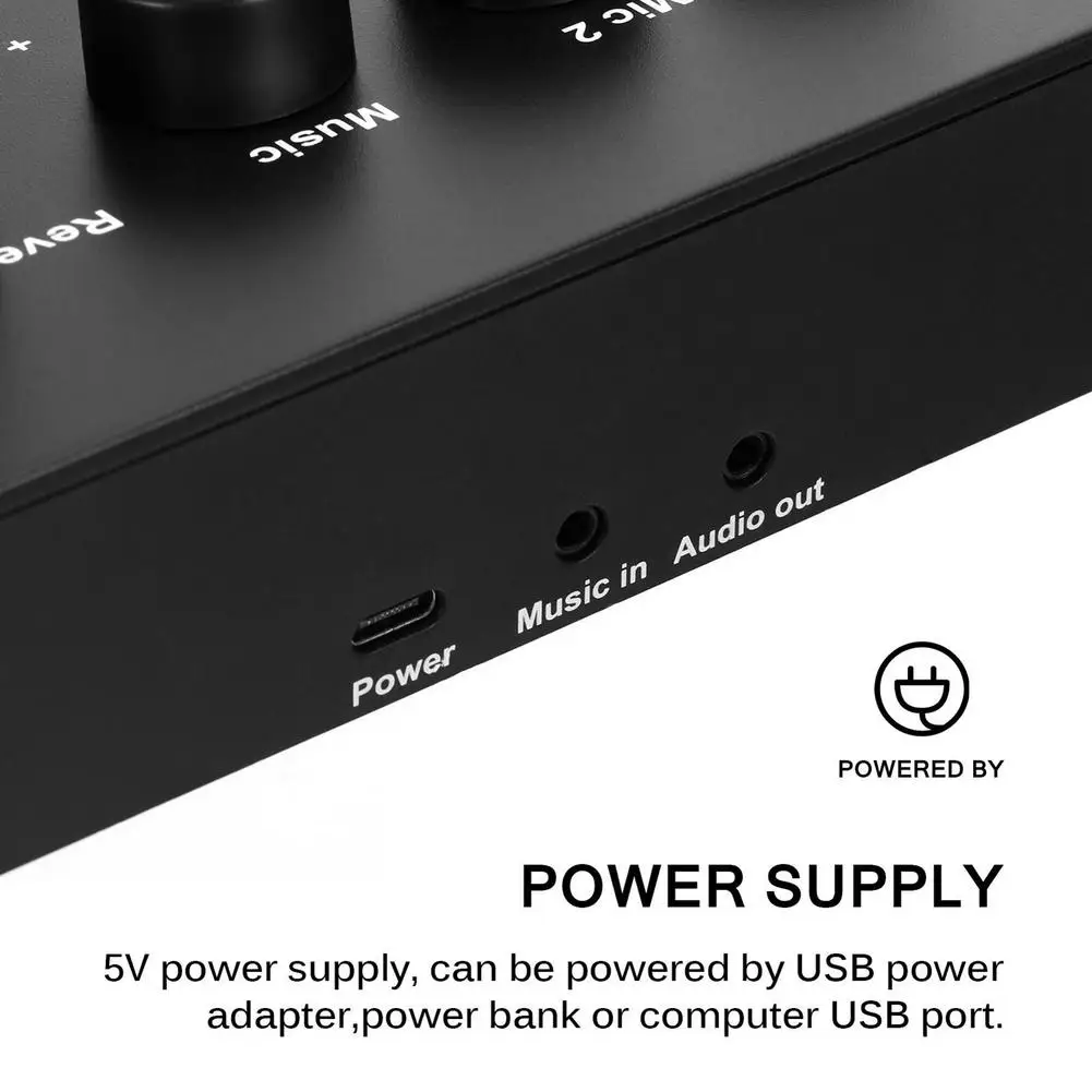 Портативный микрофон для караоке микшер-система с 1 УВЧ беспроводным