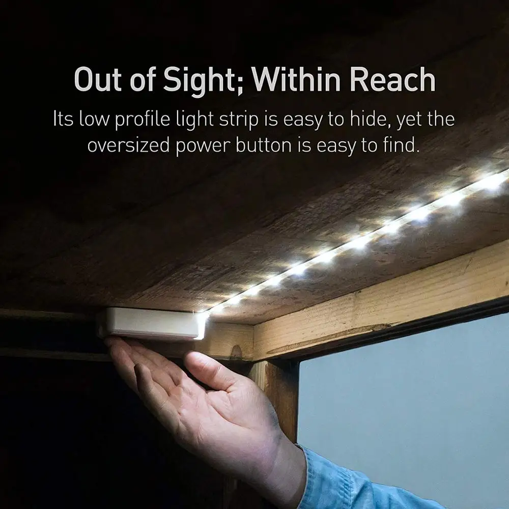 Светодиодсветильник светильники для крана на батарейках AA 3 шт. в упаковке шкафа