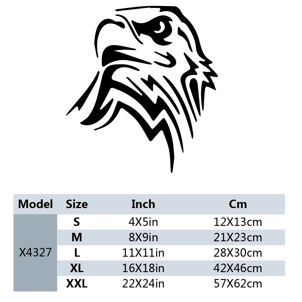 Классный дизайн автомобильная наклейка с орлом для Jeep большой виниловый военный